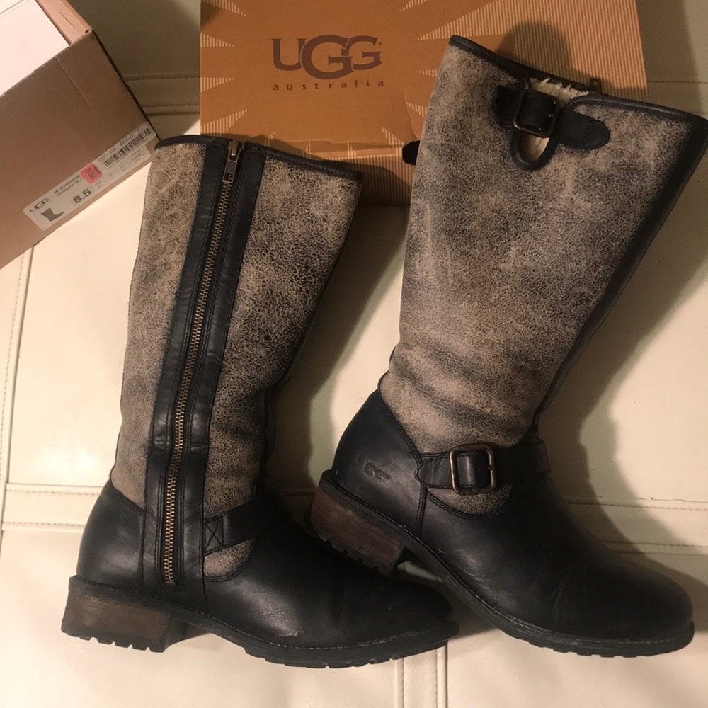 UGG Australia Chancery BOOTS Texture Leather Boot
